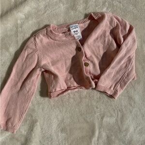 Carter's Soft Pink Baby Sweater